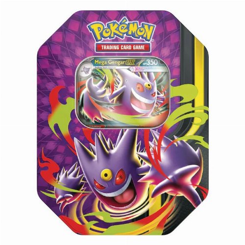 Pokemon TCG - Mega Evolution: Mega Moonlit -
Mega Gengar Tin