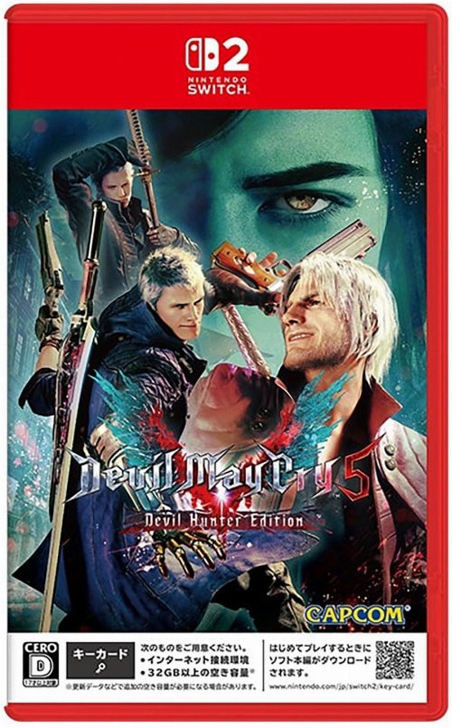 Nintendo Switch 2 Game - Devil May Cry 5 - Hunter
Edition (Code in a Box)