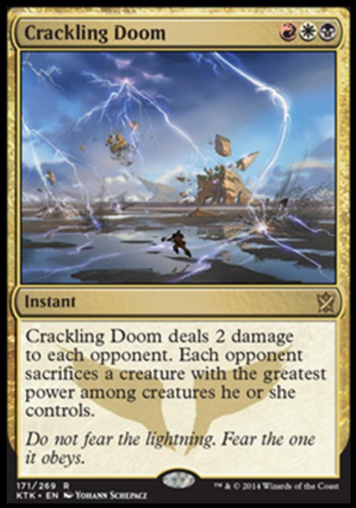 Crackling Doom - Foil