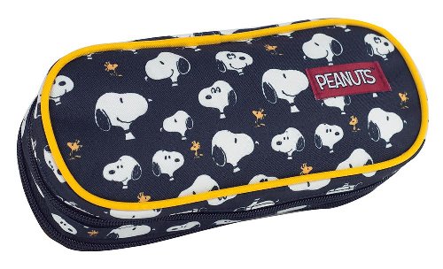 Peanuts -Snoopy Pattern Double Oval Pencil
Case