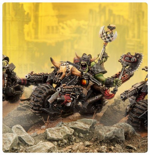 Warhammer 40000 - Orks:
Warbikers