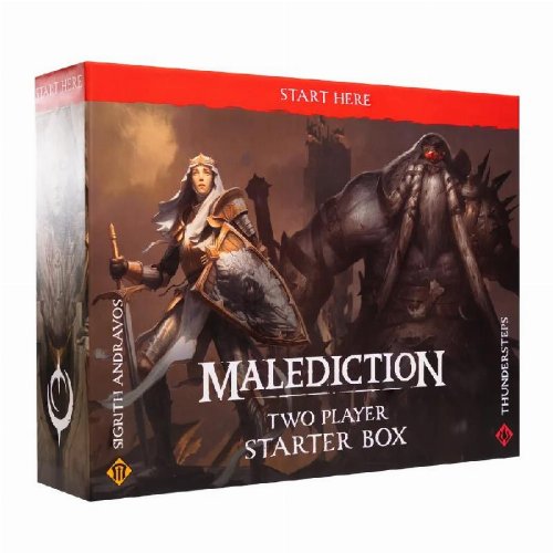 Board Game Malediction: Two Player Starter Box -
Sigrith vs Thundersteps
