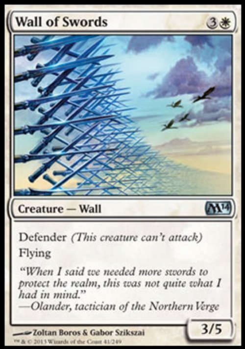 Wall of Swords - Foil