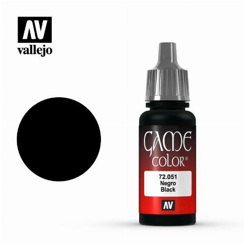 Vallejo Color - Black (18ml)