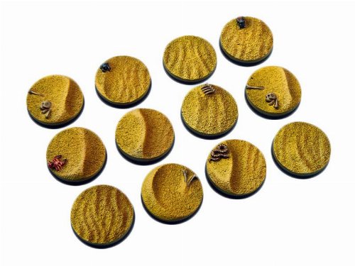 Desert Bases Round 25mm (5 Pieces)