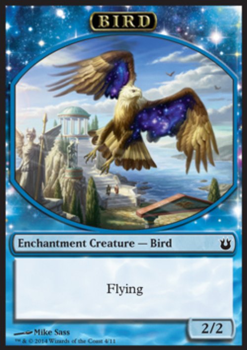 Bird Token (Blue 2/2 Enchantment)