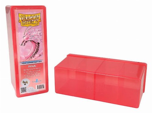 Dragon Shield - 4 Compartment Storage Box -
Pink