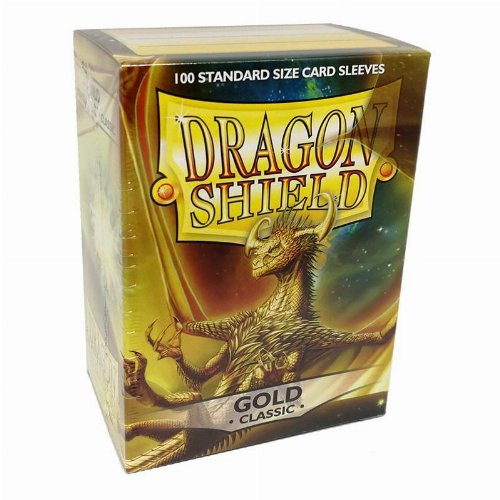 Dragon Shield Sleeves Standard Size - Gold (100
Sleeves)