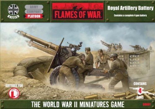 Flames of War - Royal Artillery Battery