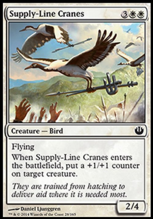 Supply-line Cranes