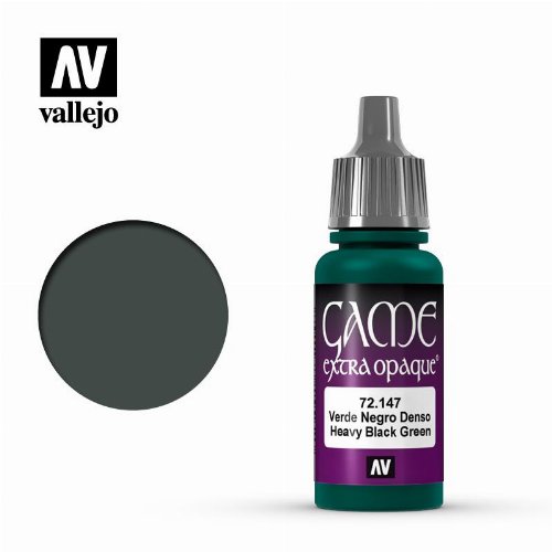 Vallejo Extra Opaque - Heavy Blackgreen
(17ml)