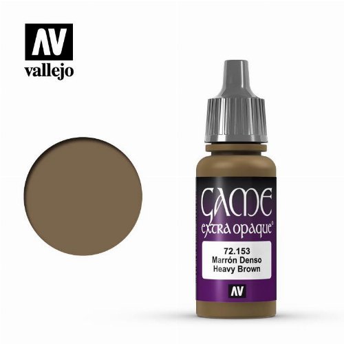 Vallejo Extra Opaque - Heavy Brown Χρώμα Μοντελισμού
(17ml)