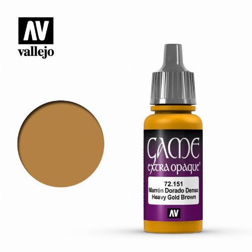 Vallejo Extra Opaque - Heavy Gold Brown
(17ml)