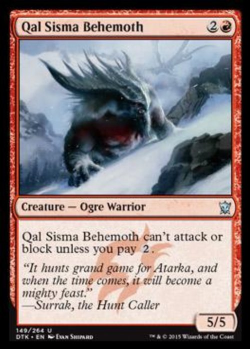 Qal Sisma Behemoth