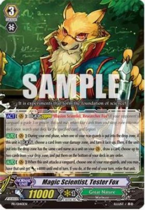Magic Scientist, Tester Fox