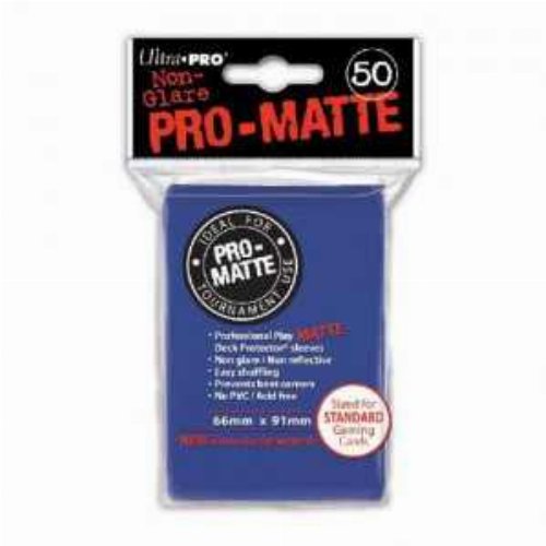 Ultra Pro Card Sleeves Standard Size 50ct -
Pro-Matte Blue