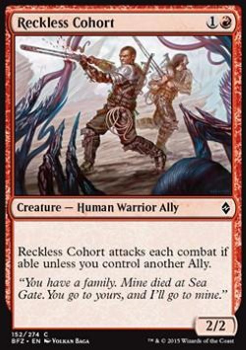 Reckless Cohort - Foil