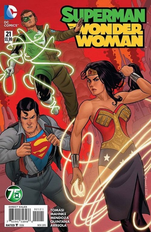 Superman/Wonder Woman #21 Green Lantern 75 Variant
Cover