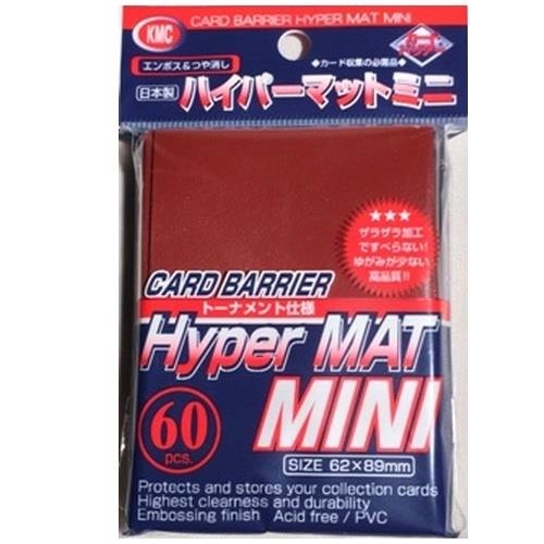 KMC Japanese Small Sleeves 60ct - Hyper Mat
Red