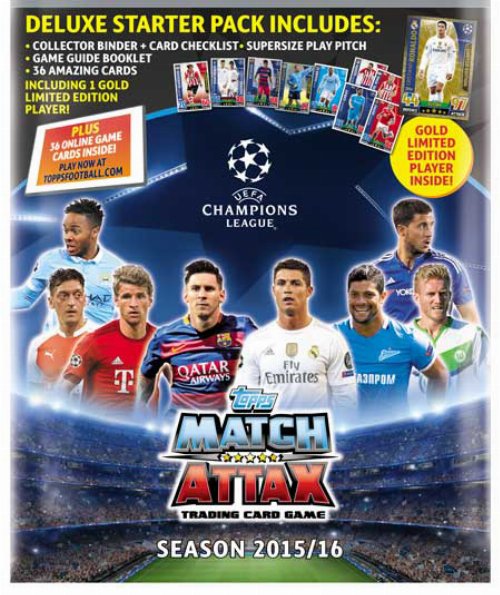 Match Attax TCG - UEFA Champions League Season
2015-2016 Deluxe Starter Pack