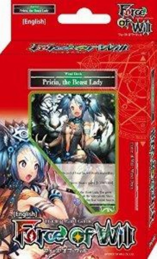 Force of Will TCG Alice Cluster Starter Deck - Pricia,
the Beast Lady