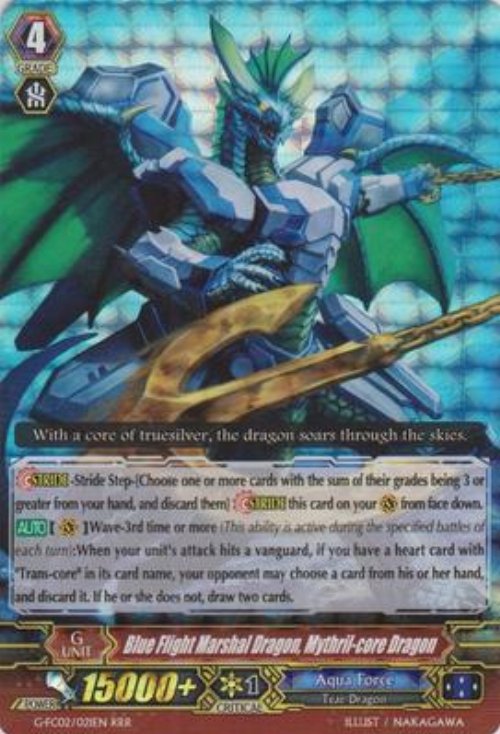 Blue Flight Marshal Dragon, Mythril-core
Dragon