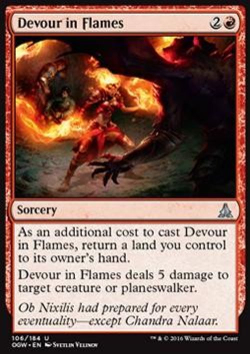 Devour in Flames - Foil