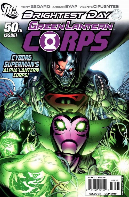 Green Lantern Corps #50 Brightest Day Variant
Cover