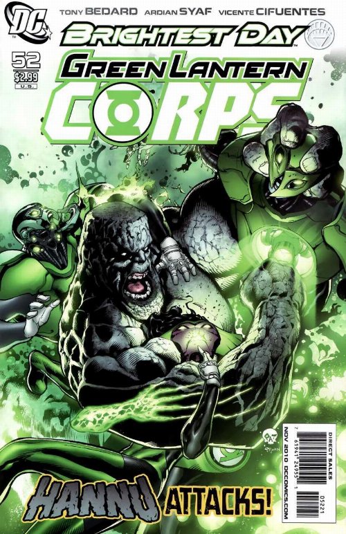 Green Lantern Corps #52 Brightest Day variant
Cover