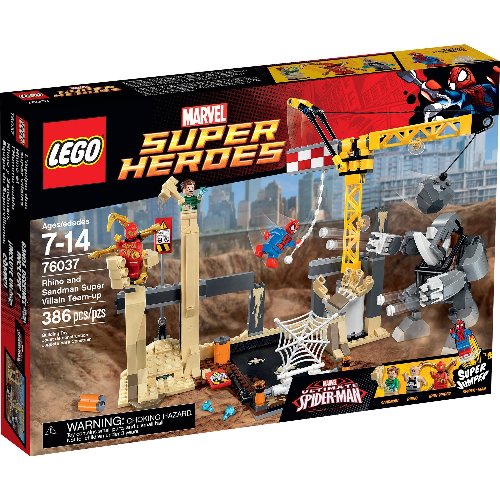 LEGO Marvel Super Heroes - Rhino and Sandman Super Villain Team-Up (76037)