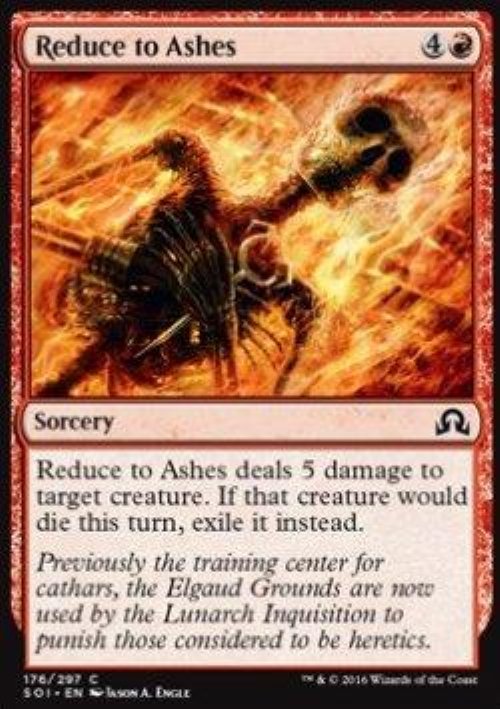 Reduce to Ashes - Foil