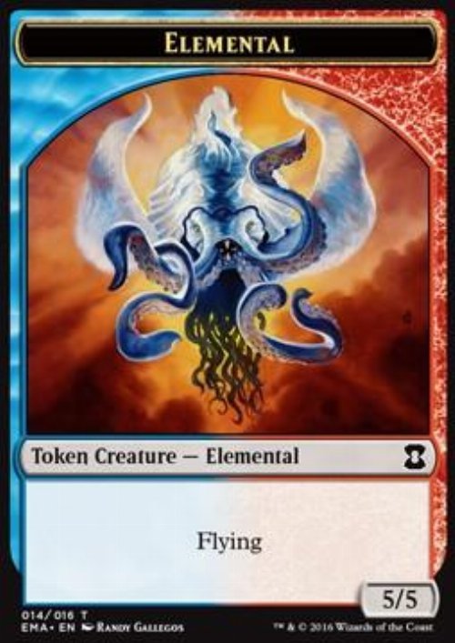 Elemental Token (Blue and Red 5/5)