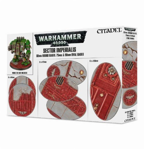 Sector Imperialis: 60mm Round, 75mm Oval & 90mm
Oval Bases