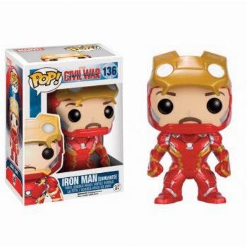 Figure Funko POP! Captain America 3: Civil War -
Iron Man Unmasked #136 (Exclusive)