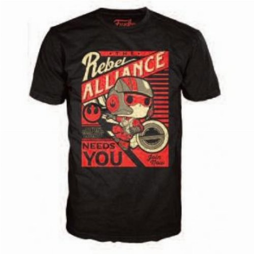 Funko POP! Tees - Star Wars: Poe Dameron Rebel
Alliance #50 T-Shirt (XL)