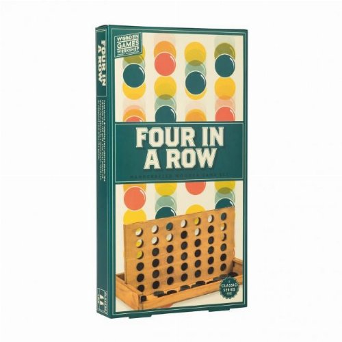 Handcrafted Wooden Game Set - Four In A Row (Ξύλινο
Σκορ 4)