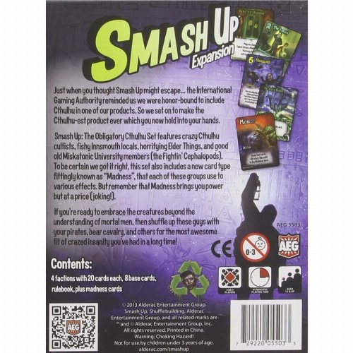 Board Game Smash Up: The Obligatory
Cthulhu
