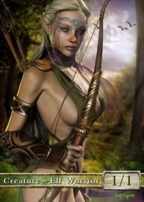 Elf Warrior Token (Green 1/1) (Version
4)