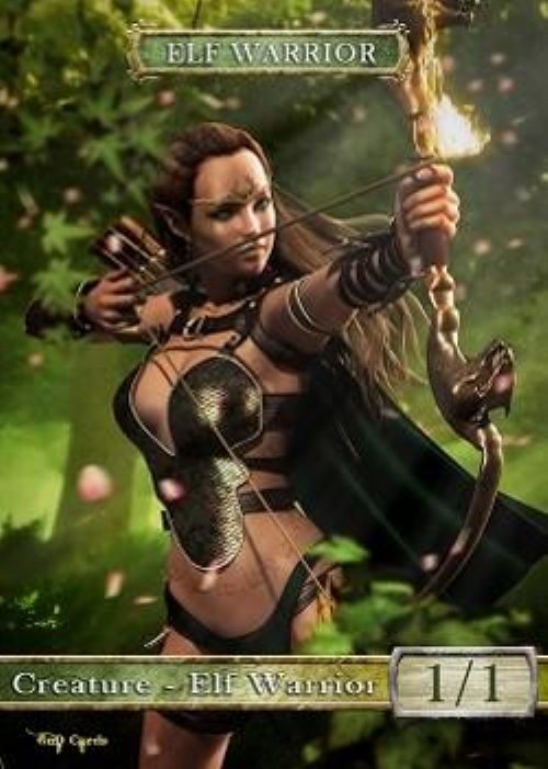 Elf Warrior Token (Green 1/1) (Version
5)