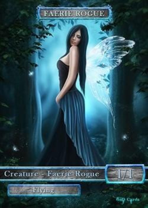 Faerie Rogue Token (Blue and Black 1/1) (Version
2)