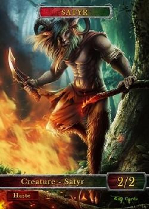 Satyr Token (Red and Green
2/2)