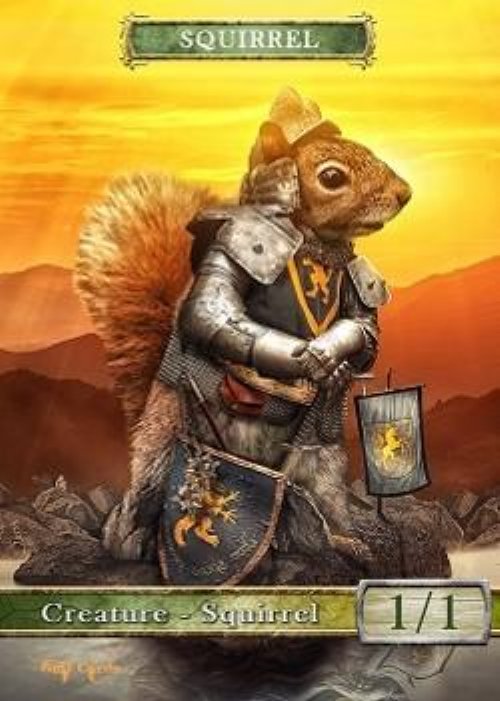 Squirrel Token (Green 1/1) (Version
1)