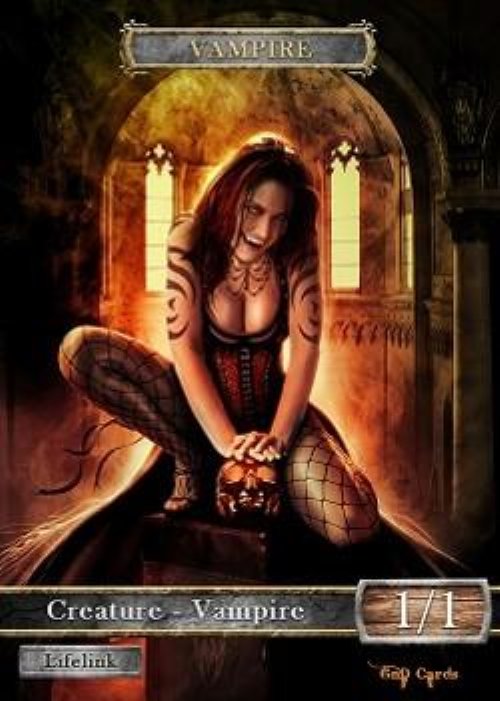 Vampire Token (Black 1/1) (Version 1)