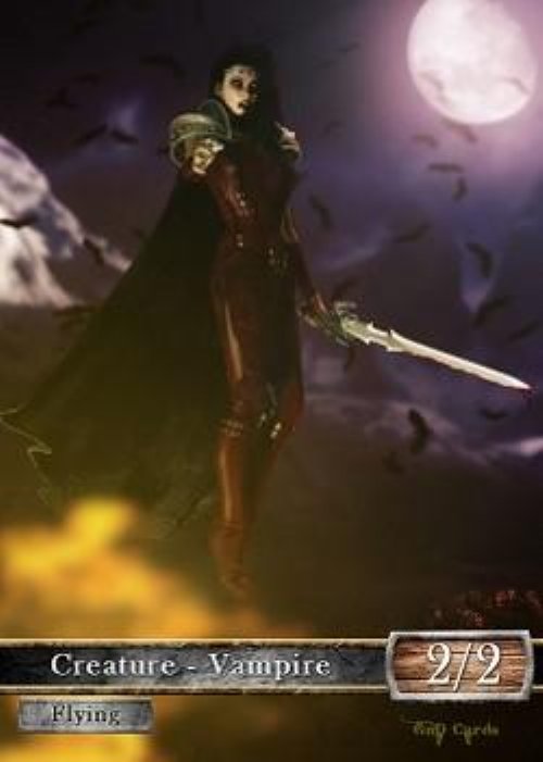 Vampire Token (Black 2/2) (Version 6)