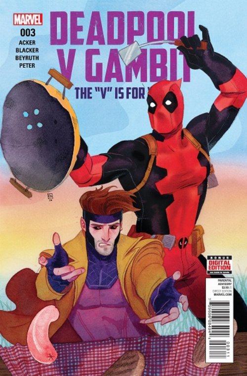 Τεύχος Κόμικ Deadpool Vs Gambit #3 (OF
5)