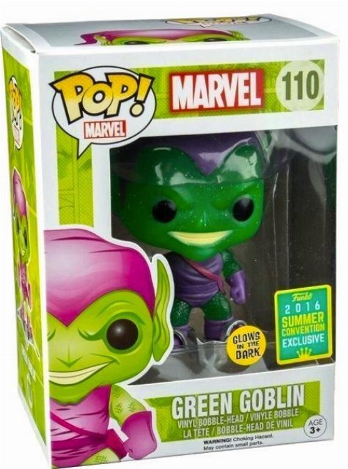 Φιγούρα Funko POP! Marvel - Green Goblin (GITD and
Glitter) #110 (SDCC 2016 Exclusive)