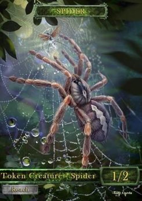 Spider Token (Green 1/2) (Version 2)