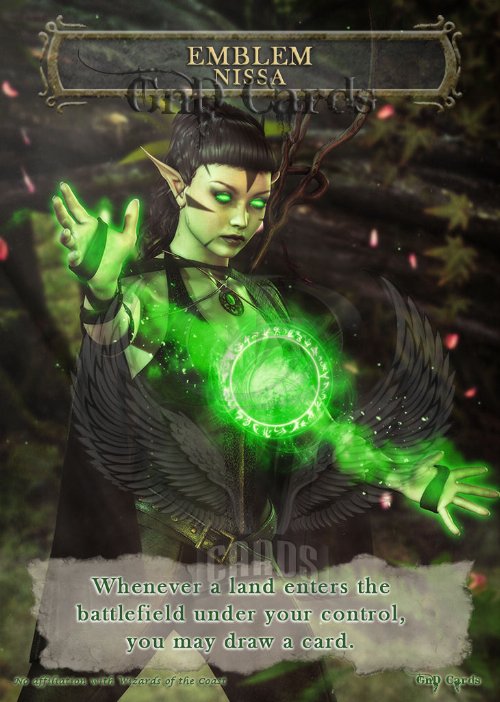 Emblem - Nissa (Kaladesh)