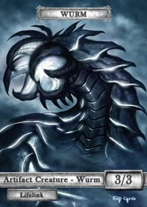 Wurm Token (Artifact 3/3 Lifelink) (Version
1)