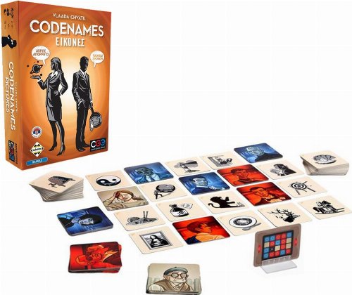 Board Game Codenames:
&Epsilon;&iota;&kappa;ό&nu;&epsilon;&sigmaf;